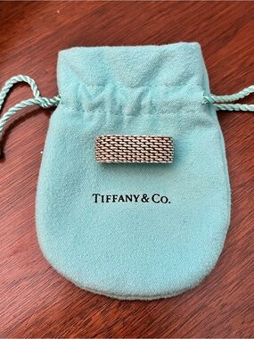 Tiffany & Co. Sterling Silver Somerset Mesh Ring